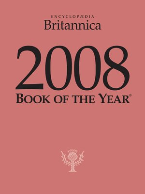 cover image of 2008 Britannica Book of the Year